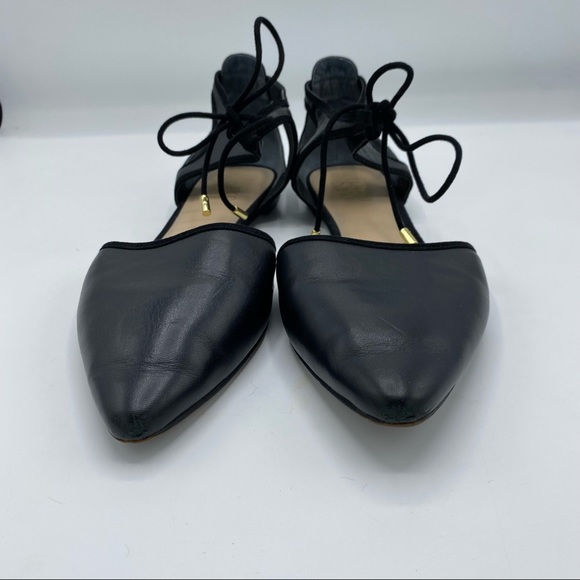 Franco Sarto Cut Out Sandal Flats - Picture 2 of 5